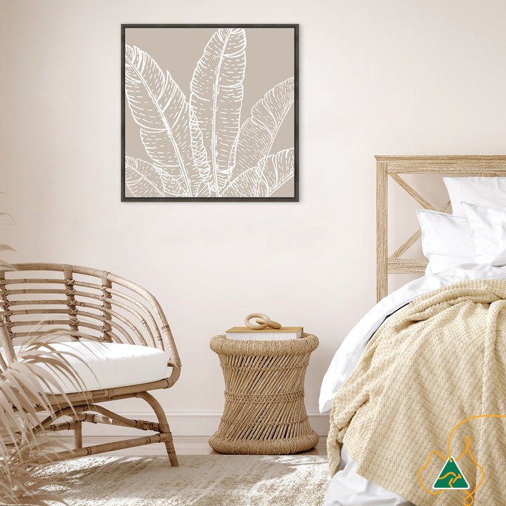 MODERN FLORA VI - Framed Canvas
