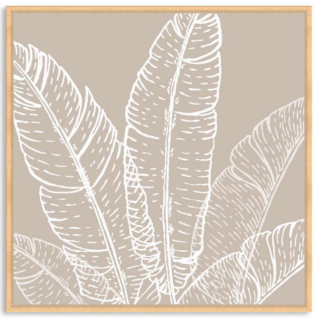 MODERN FLORA VI - Framed Canvas