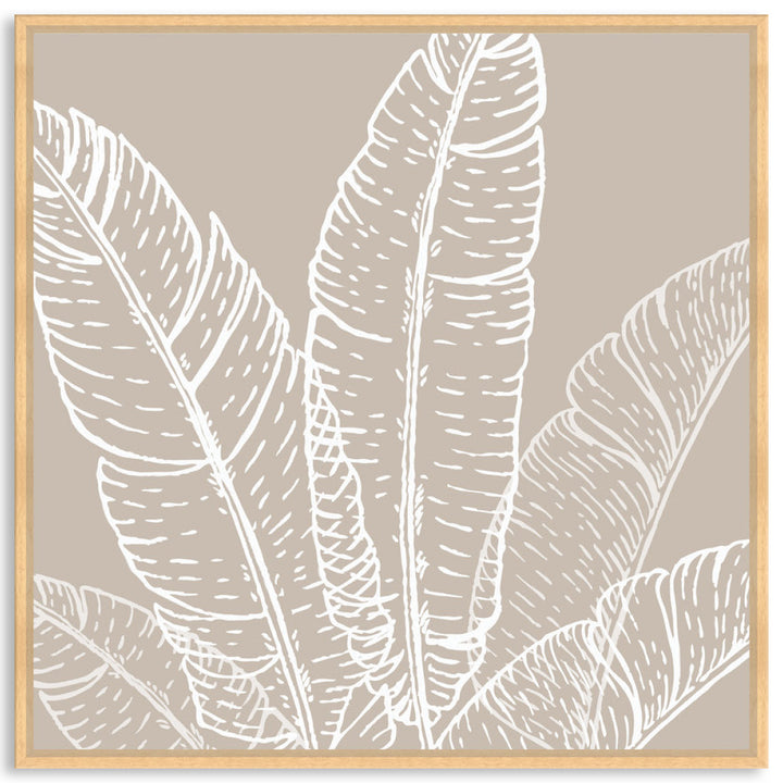 MODERN FLORA VI - Framed Canvas