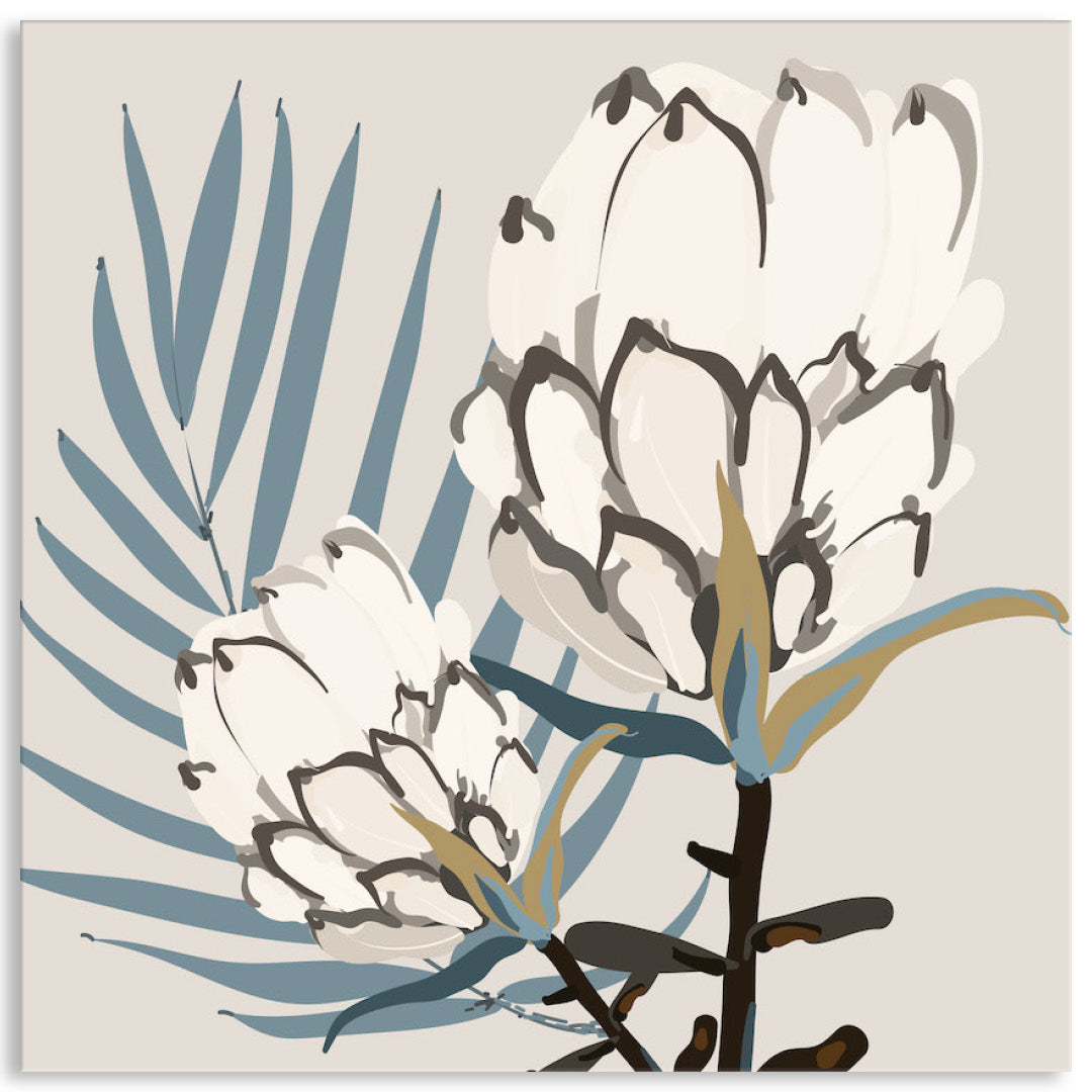 PROTEA BLUE II - Canvas Print