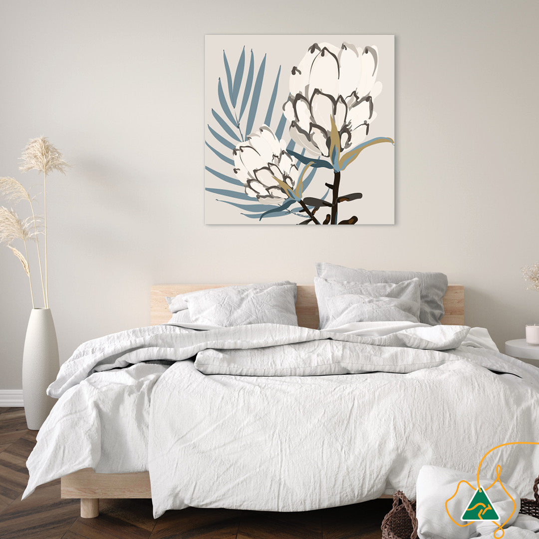 PROTEA BLUE II - Canvas Print