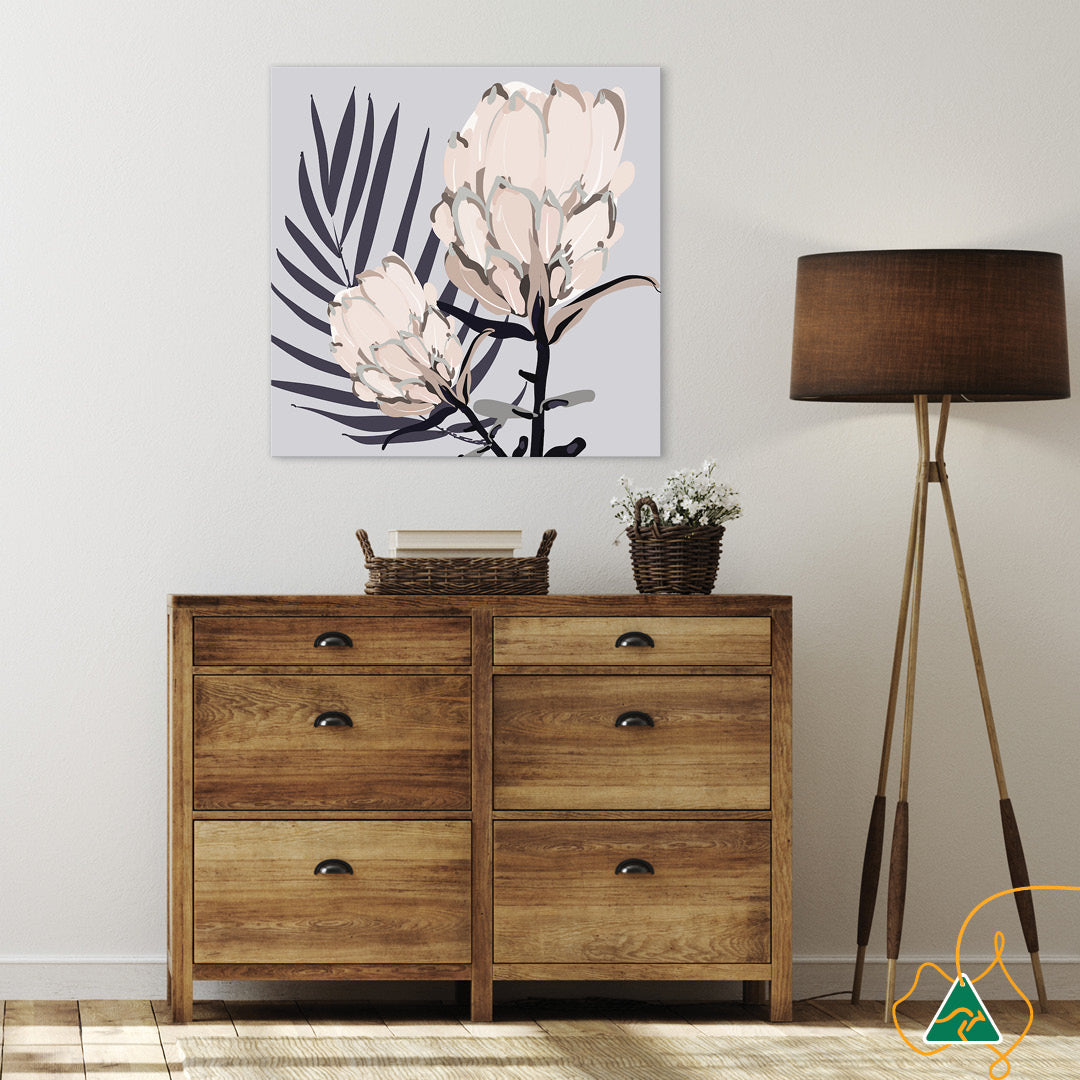 PROTEA GREY II - Canvas Print