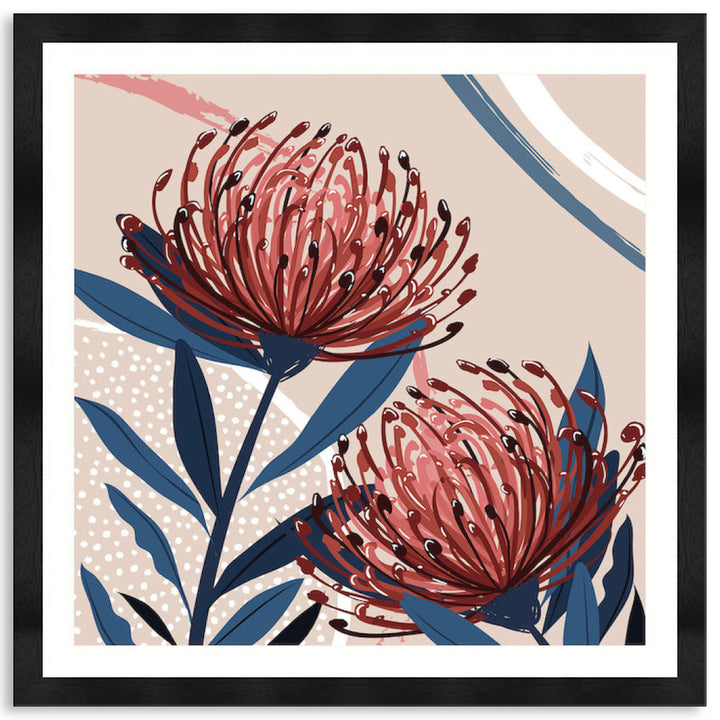 BLUSH FOLIAGE III - Framed Print