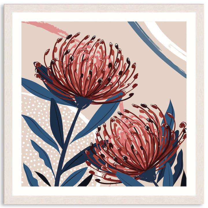 BLUSH FOLIAGE III - Framed Print