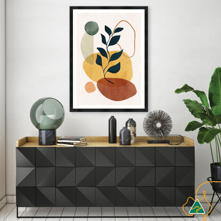 GLOBAL EARTH I - Framed Print