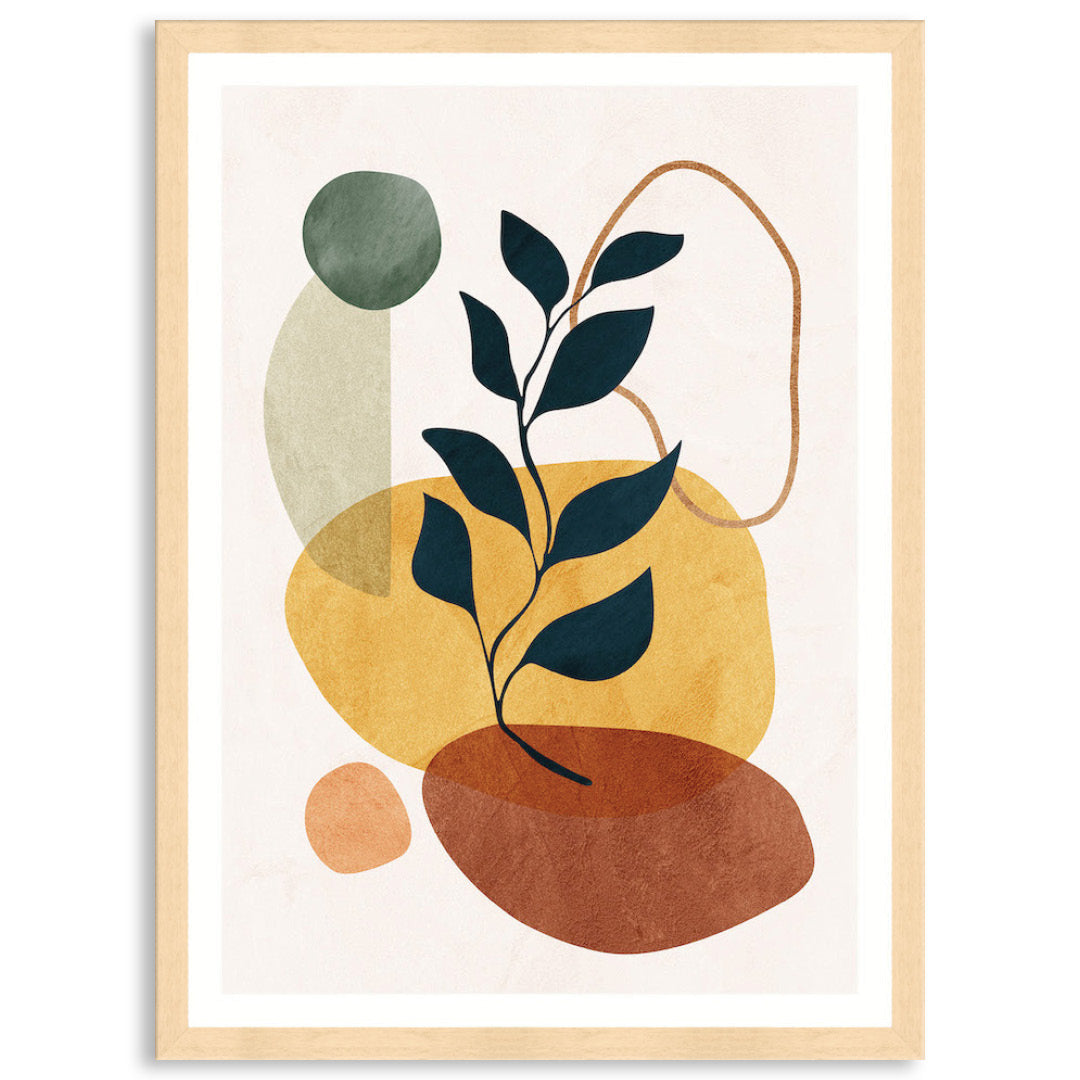 GLOBAL EARTH I - Framed Print