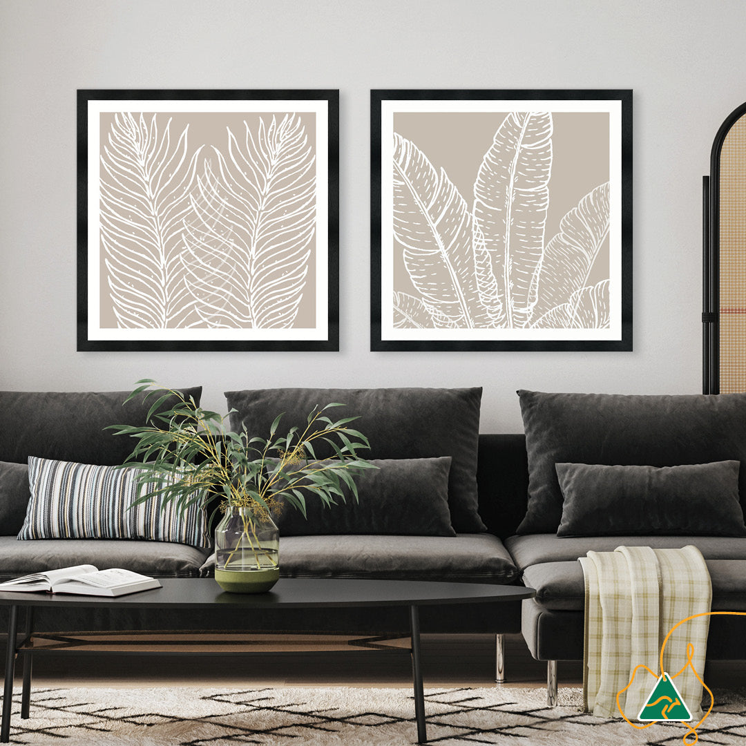 MODERN FLORA IV - Framed Print