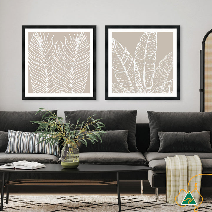MODERN FLORA IV - Framed Print