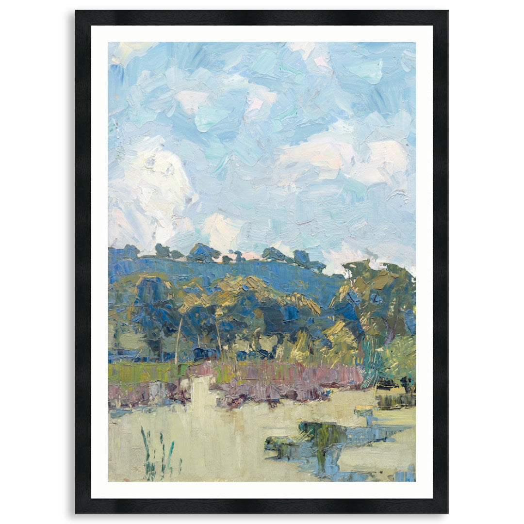 RURAL POND I - Framed Print