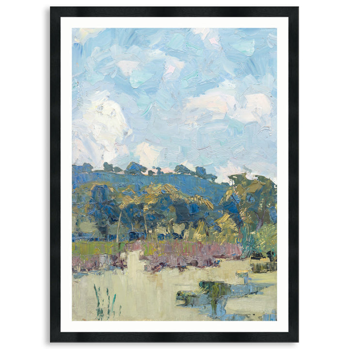 RURAL POND I - Framed Print