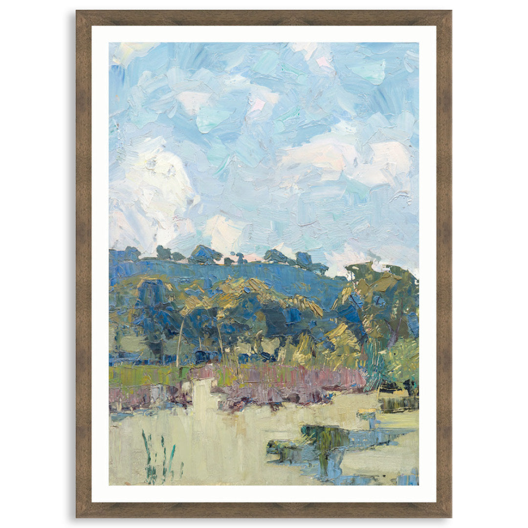 RURAL POND I - Framed Print