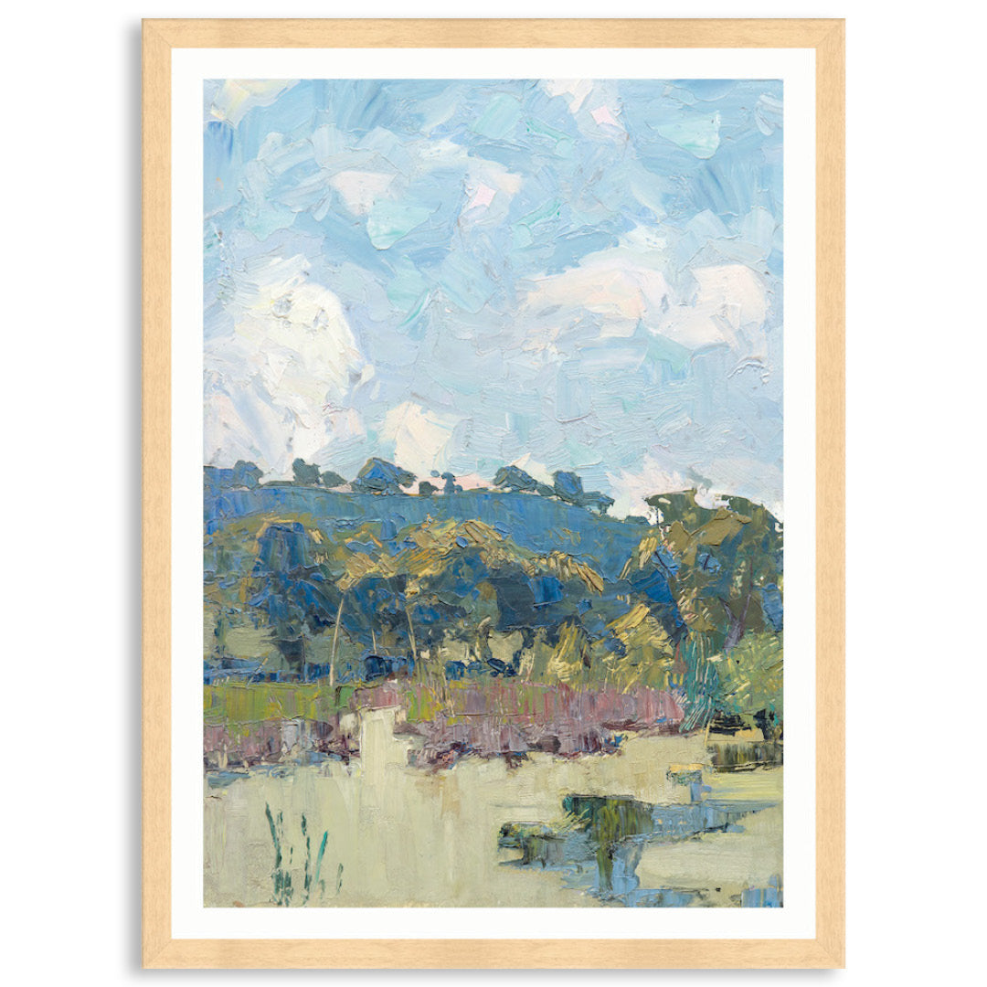 RURAL POND I - Framed Print