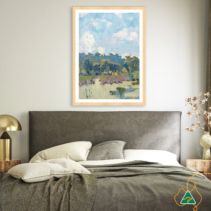 RURAL POND I - Framed Print