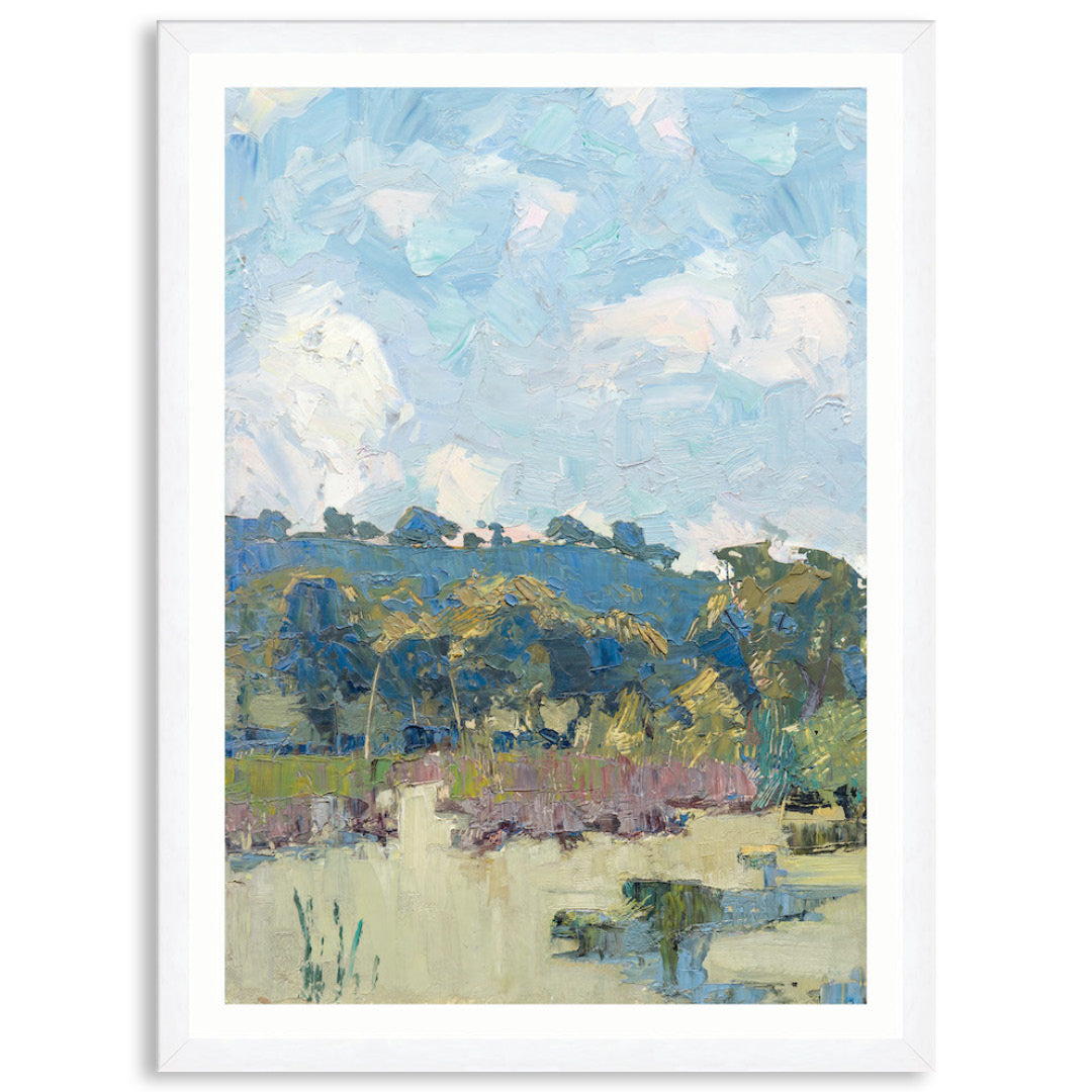 RURAL POND I - Framed Print