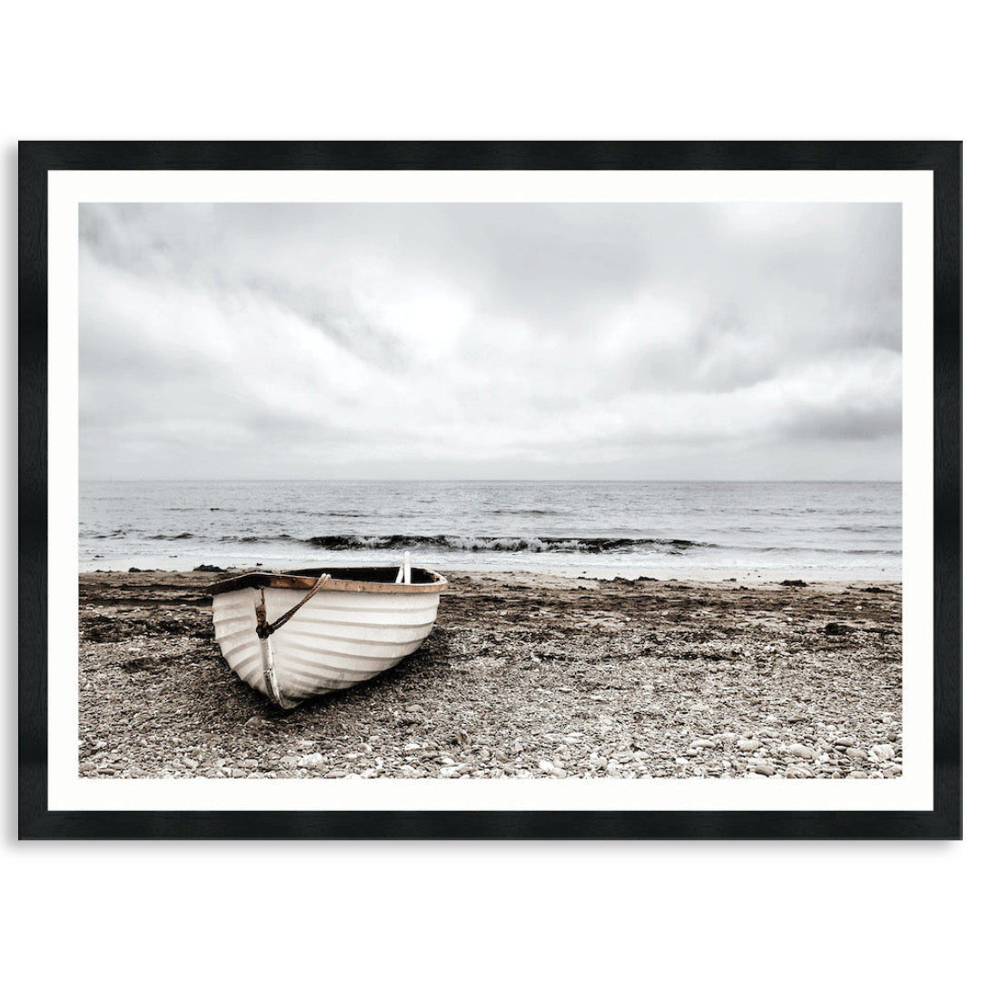 SECLUDED BEACH I - Framed Print