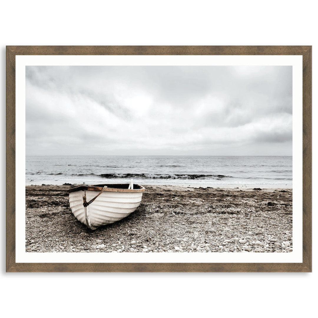 SECLUDED BEACH I - Framed Print