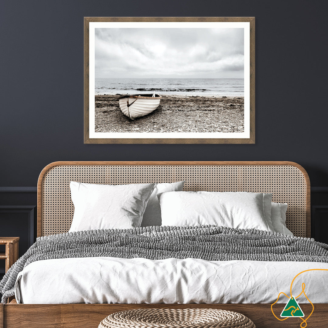 SECLUDED BEACH I - Framed Print
