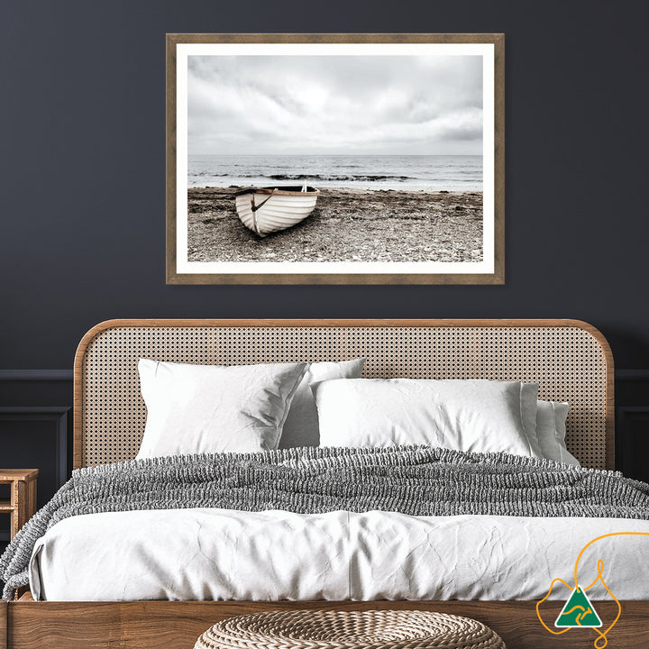 SECLUDED BEACH I - Framed Print