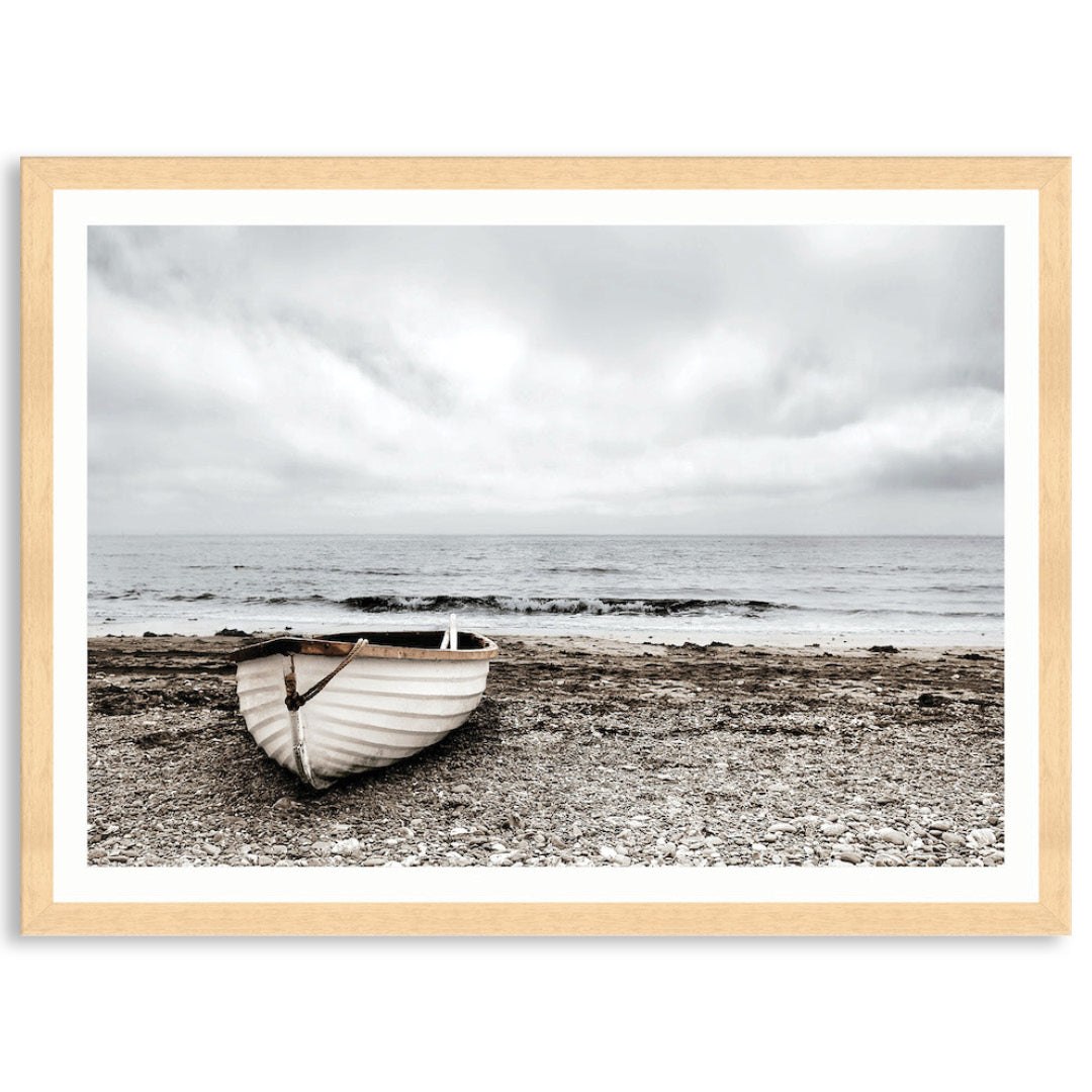 SECLUDED BEACH I - Framed Print