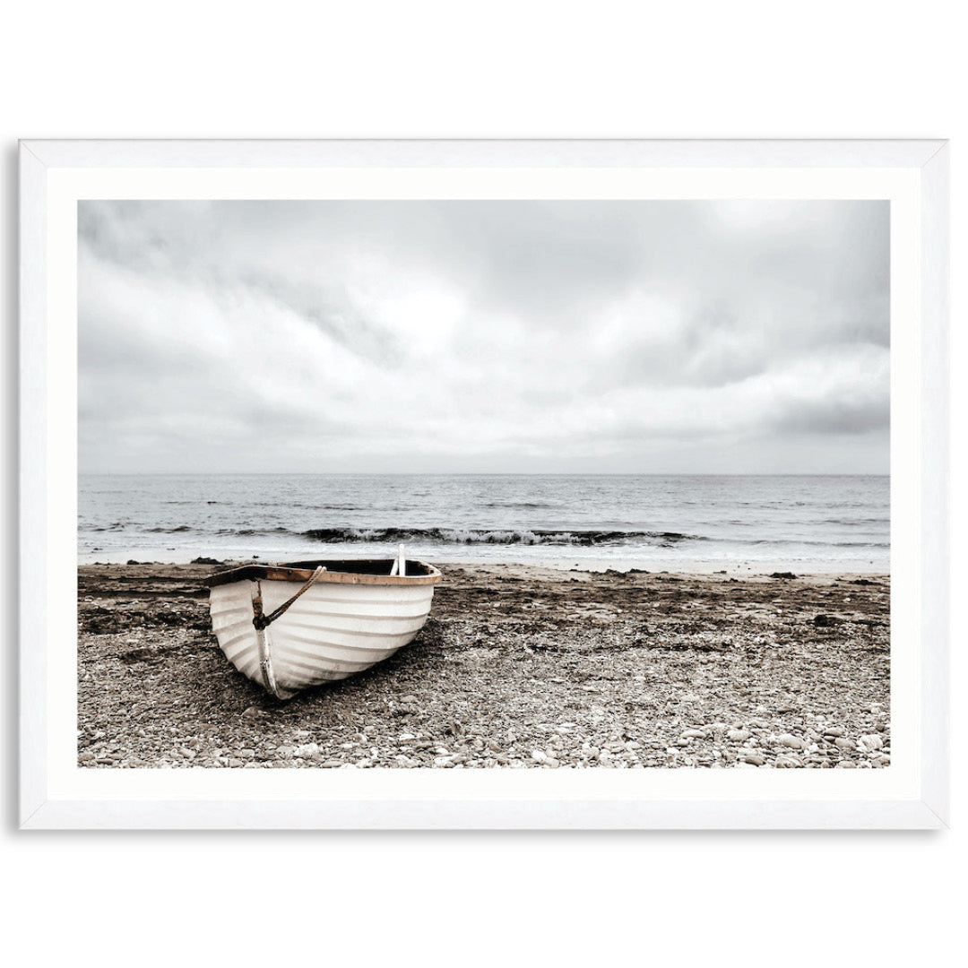 SECLUDED BEACH I - Framed Print