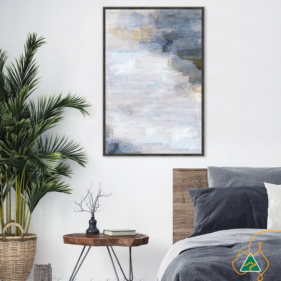 NEUTRAL BLISS I - Framed Canvas