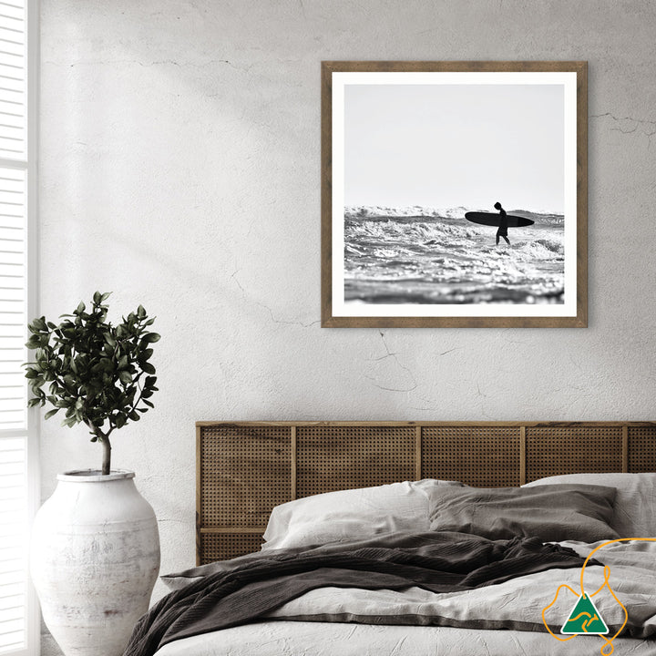 SURFERS BEACH II - Framed Print