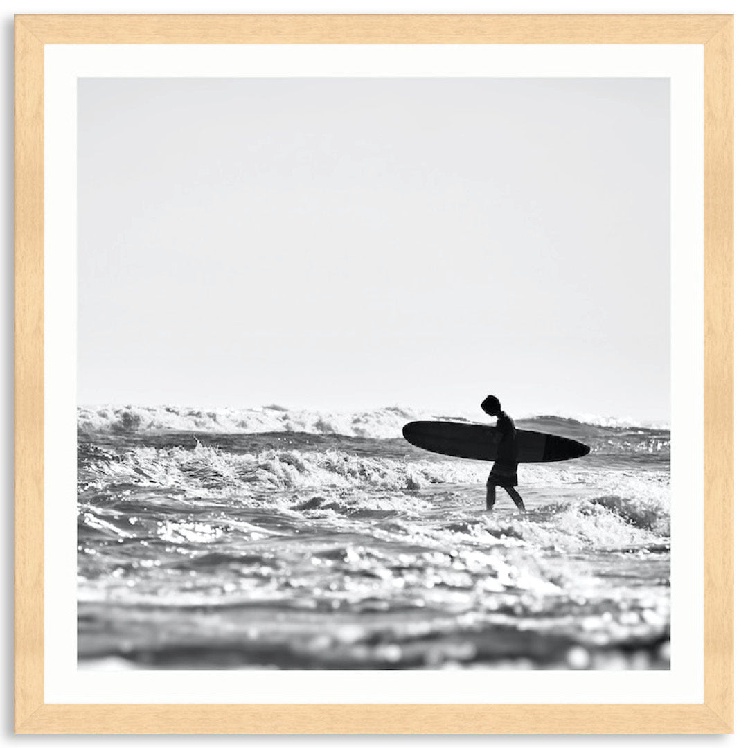 SURFERS BEACH II - Framed Print
