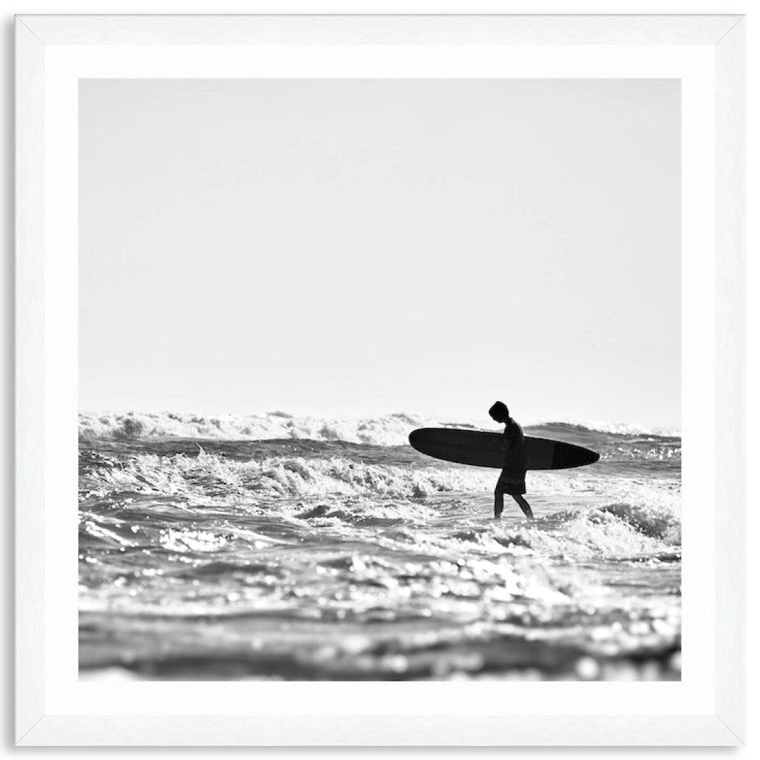 SURFERS BEACH II - Framed Print