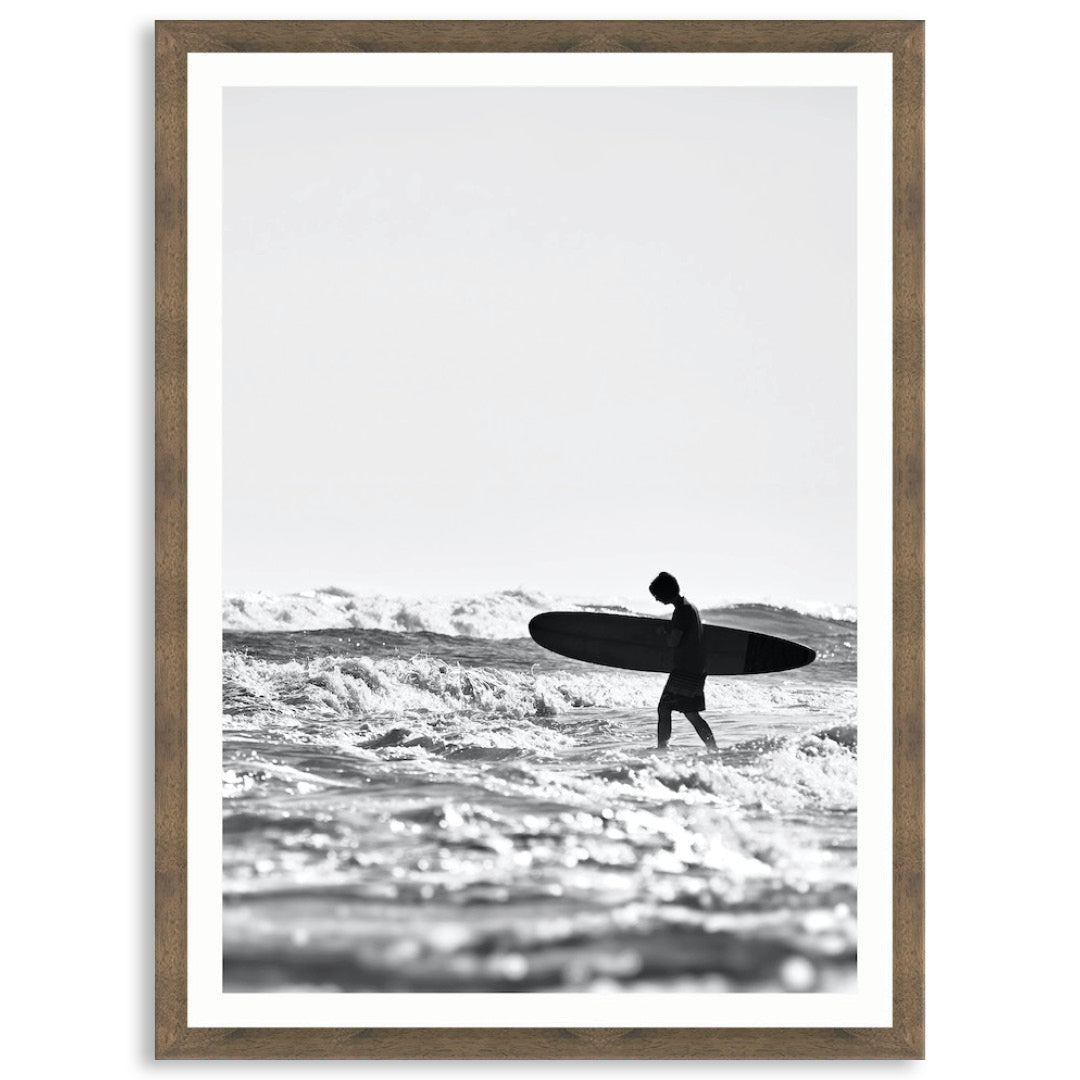 SURFERS BEACH III - Framed Print