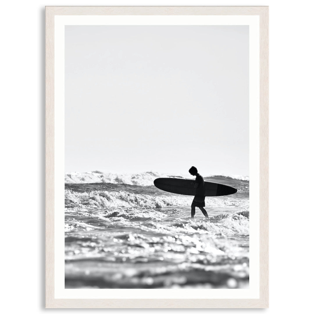 SURFERS BEACH III - Framed Print