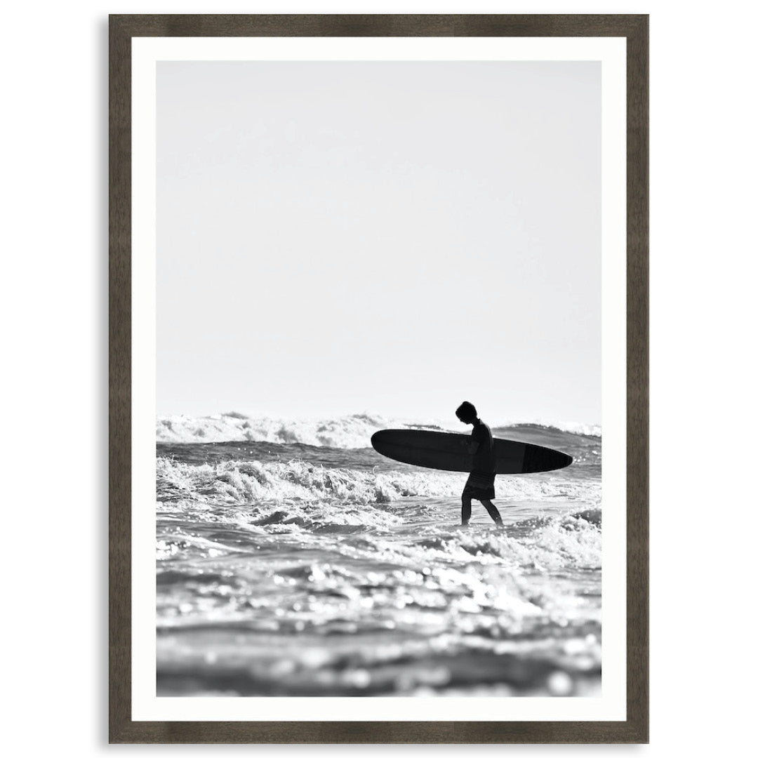 SURFERS BEACH III - Framed Print