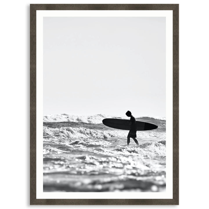 SURFERS BEACH III - Framed Print