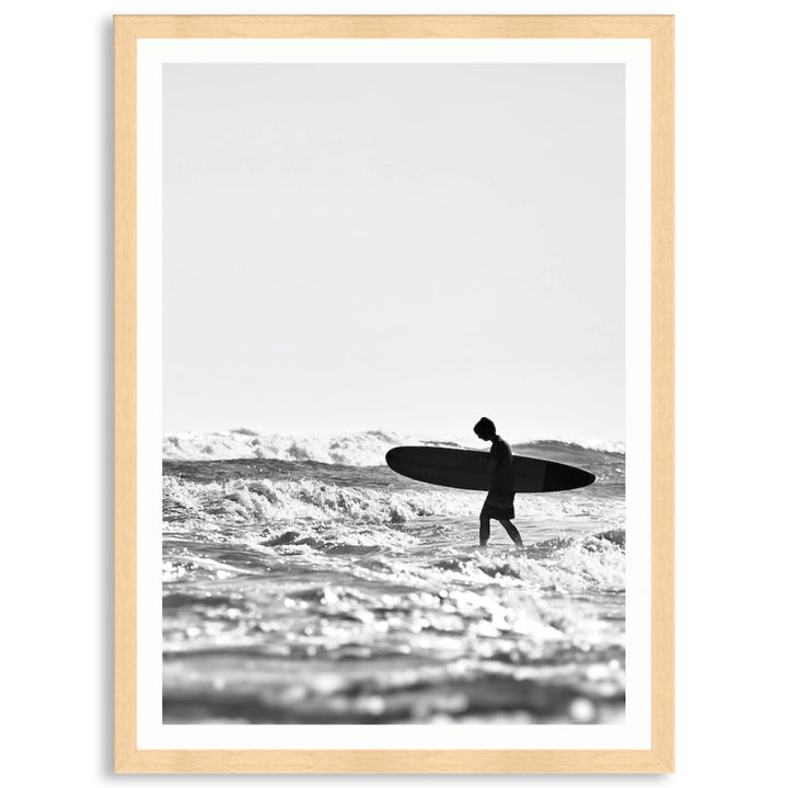 SURFERS BEACH III - Framed Print