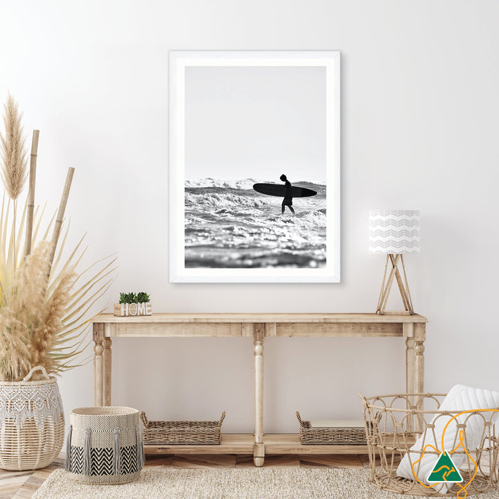 SURFERS BEACH III - Framed Print