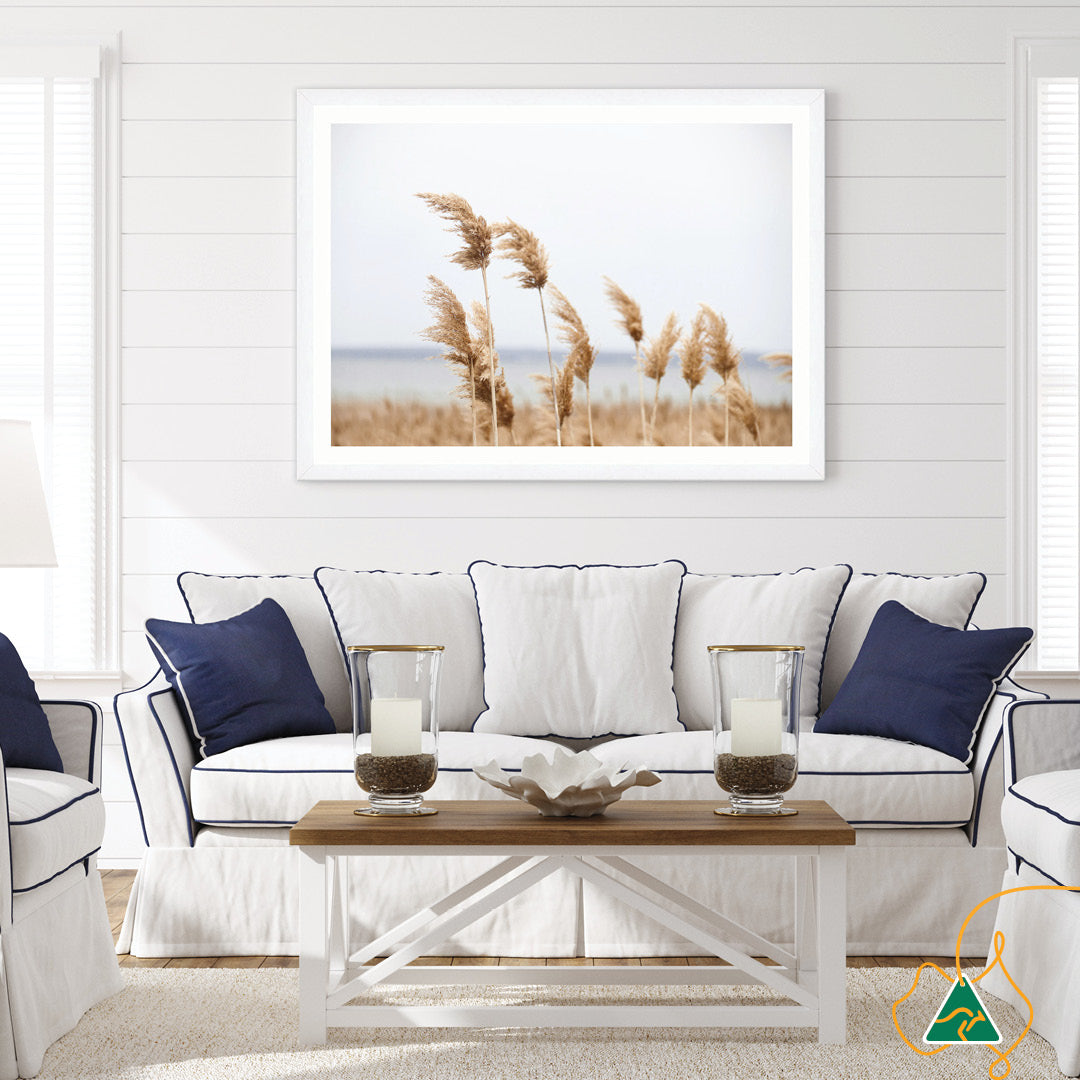 LAKE REEDS I - Framed Print