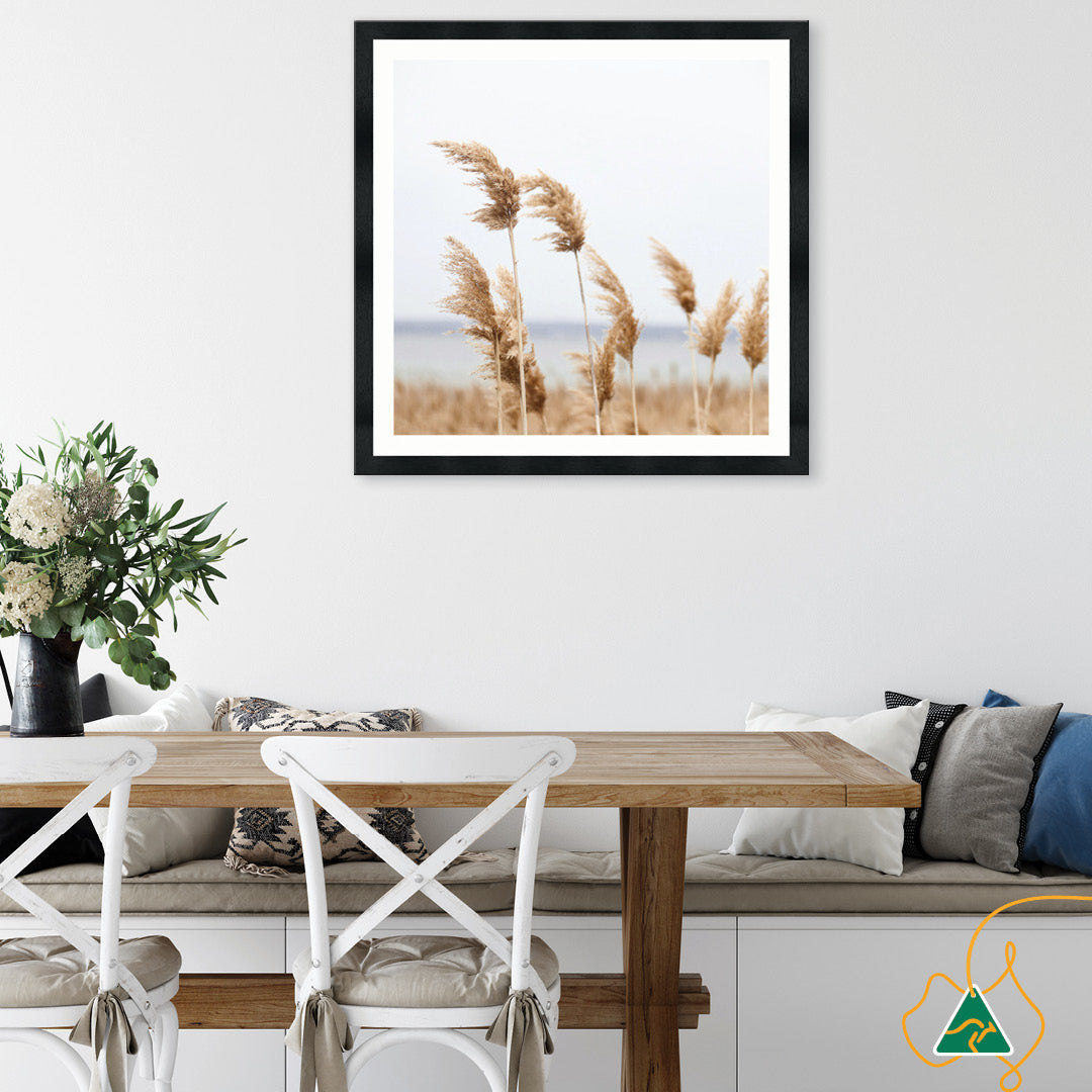 LAKE REEDS II - Framed Print