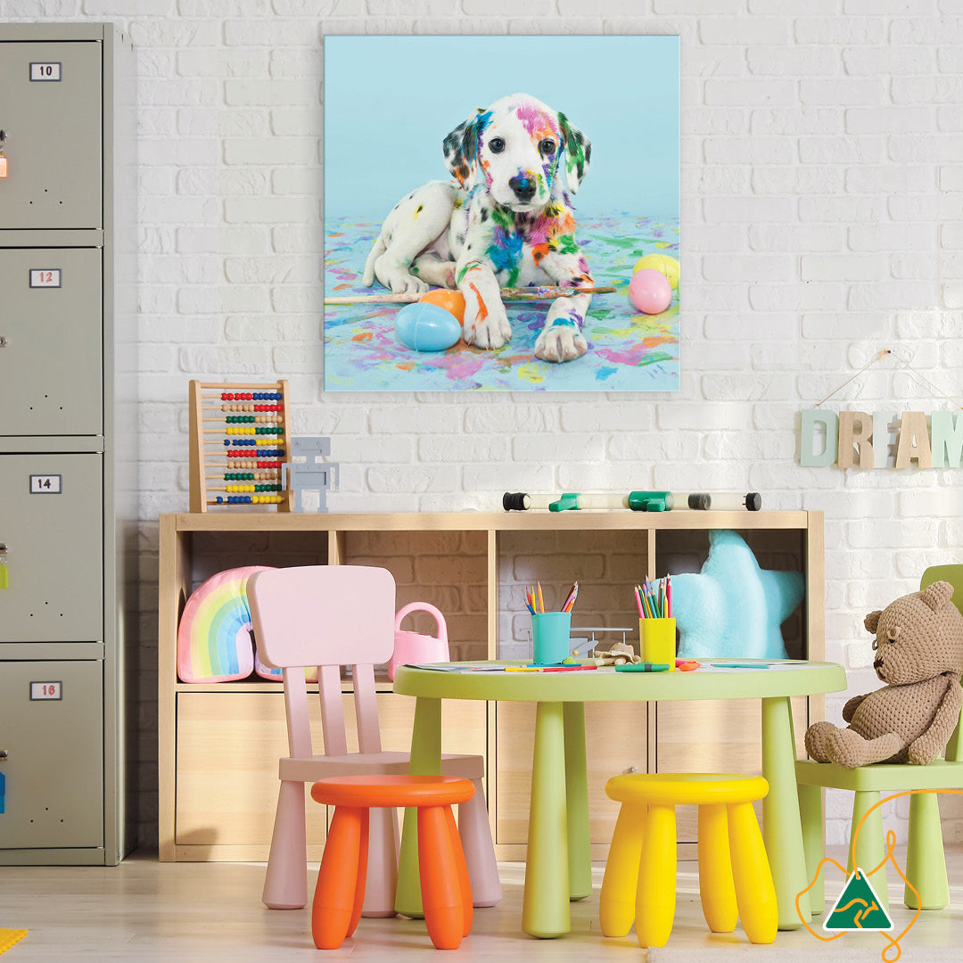 PAINT PUP VI - Canvas Print