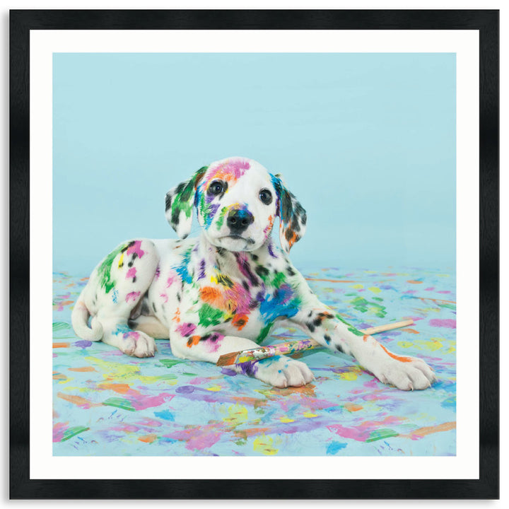 PAINT PUP IV - Framed Print