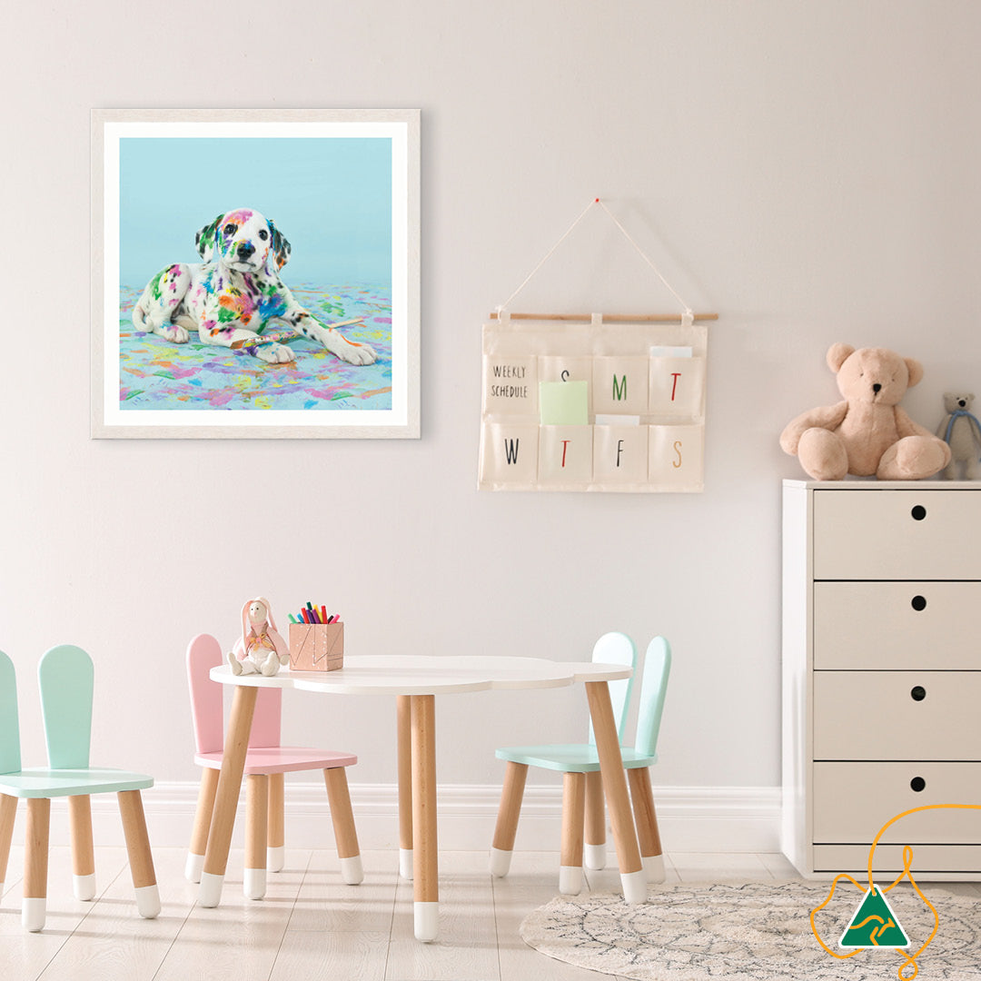 PAINT PUP IV - Framed Print