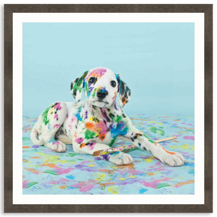 PAINT PUP IV - Framed Print
