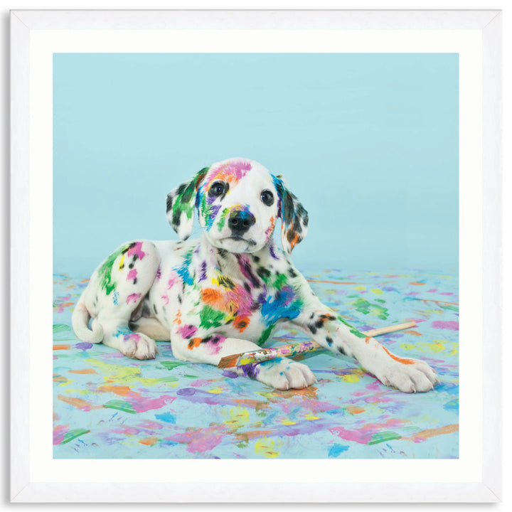 PAINT PUP IV - Framed Print