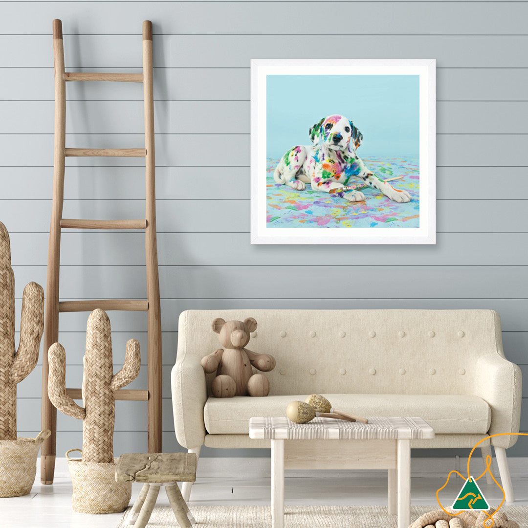 PAINT PUP IV - Framed Print