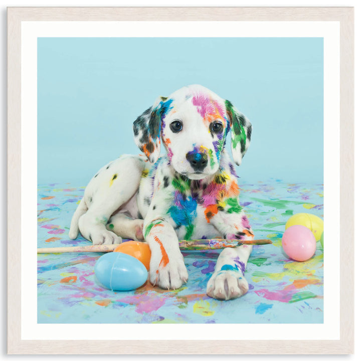 PAINT PUP VI - Framed Print