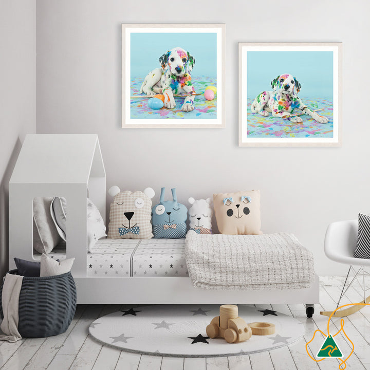 PAINT PUP VI - Framed Print