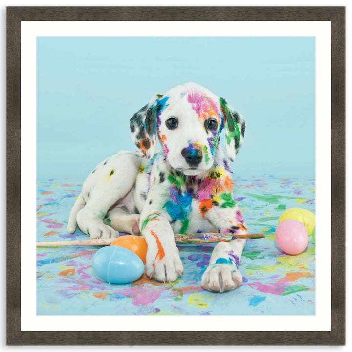 PAINT PUP VI - Framed Print