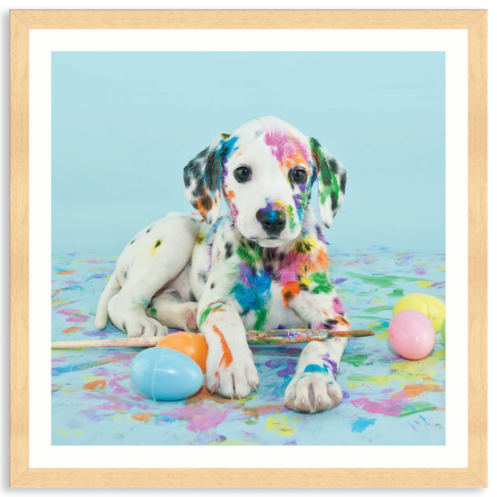 PAINT PUP VI - Framed Print