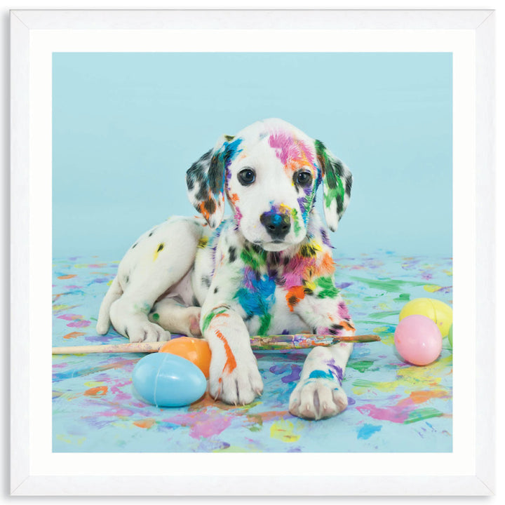 PAINT PUP VI - Framed Print
