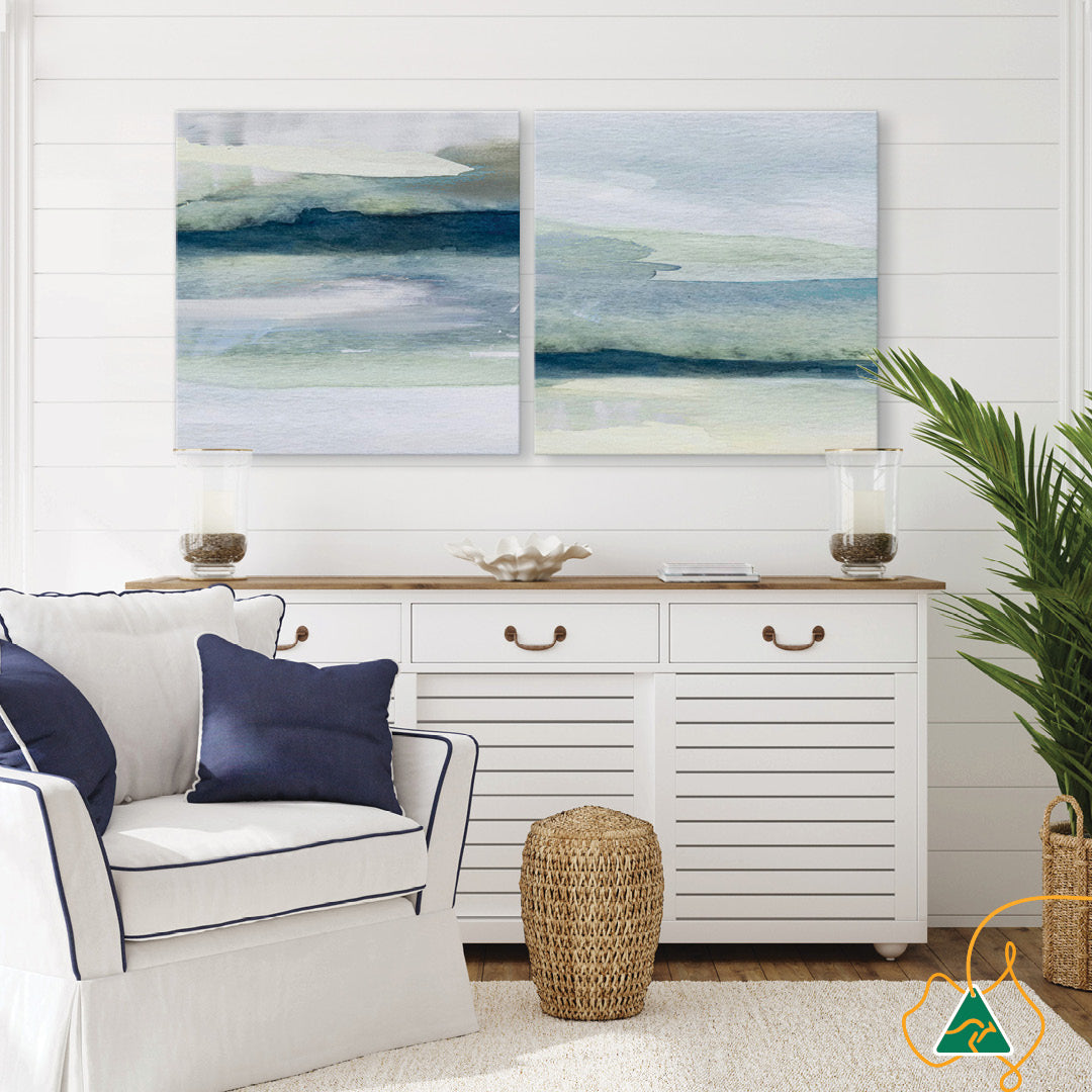 ABSTRACT SEA X - Canvas Print
