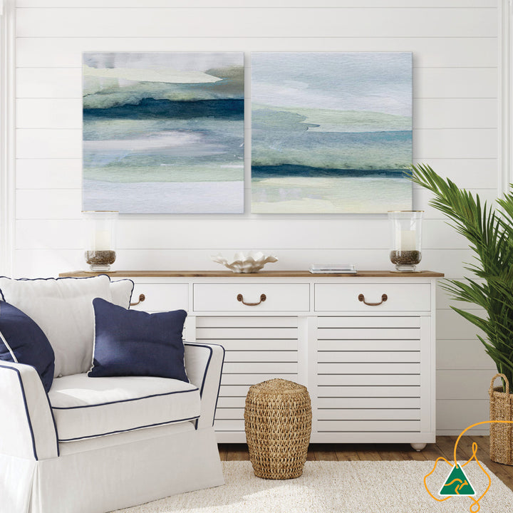 ABSTRACT SEA X - Canvas Print