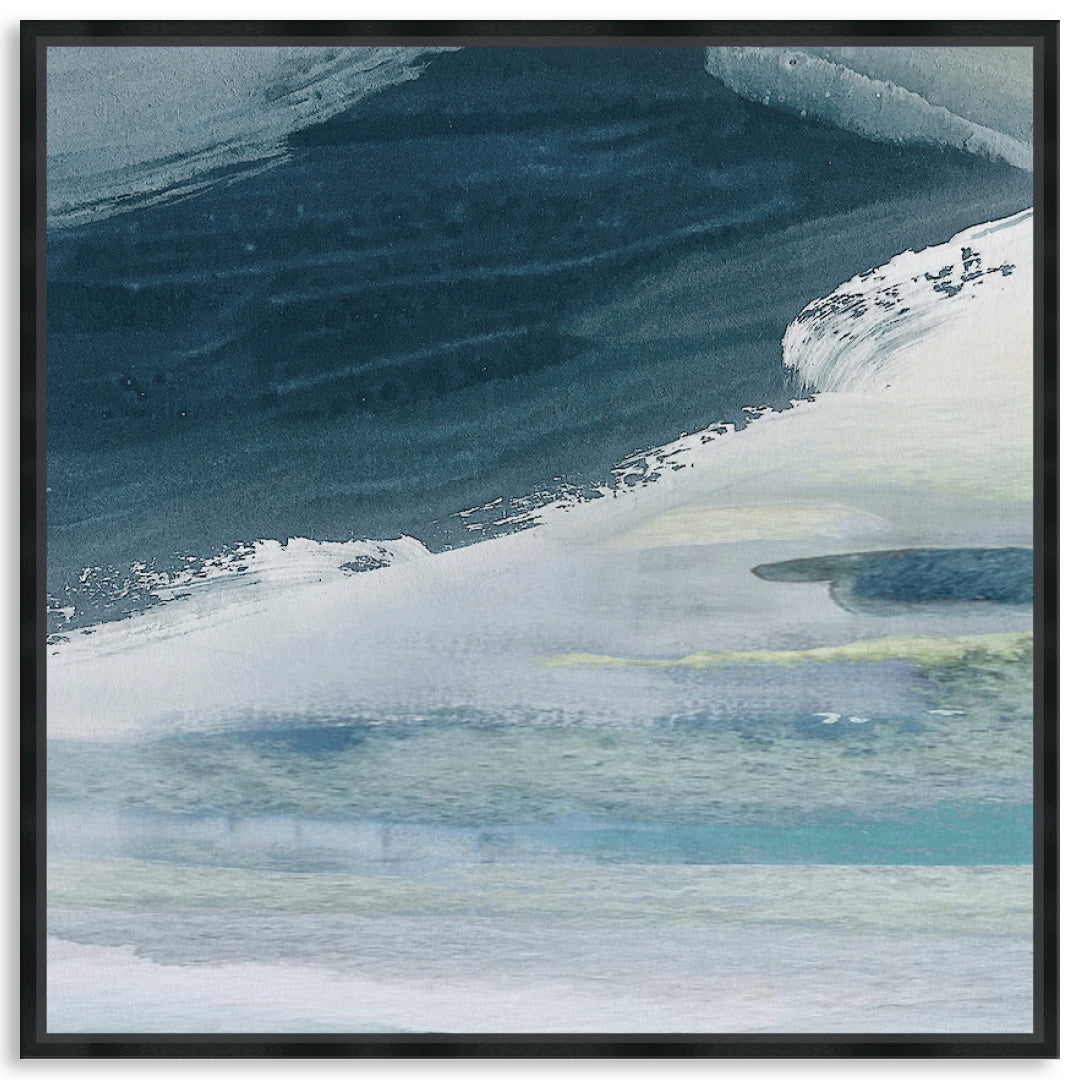 ABSTRACT SEA XII - Framed Canvas
